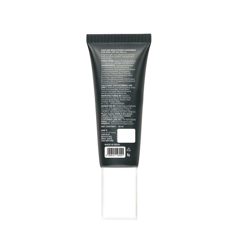Suncare Brightening Sunscreen For Men SPF 50 PA+++ - 30ml