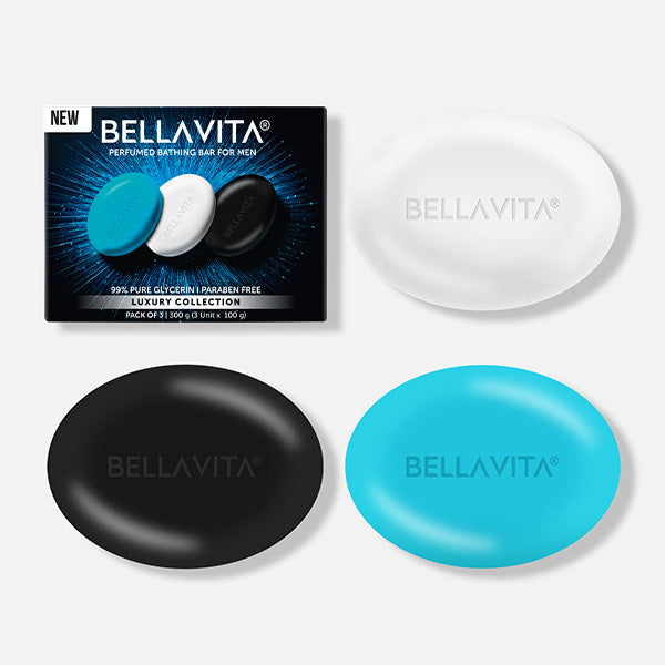 Perfumed Bathing Bar (Soaps) For Men - 3 x 100g