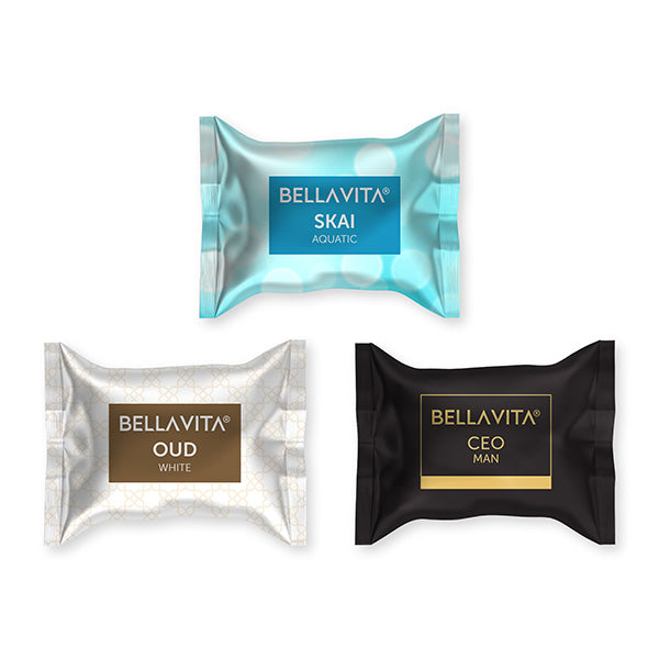 Perfumed Bathing Bar (Soaps) For Men - 3 x 100g