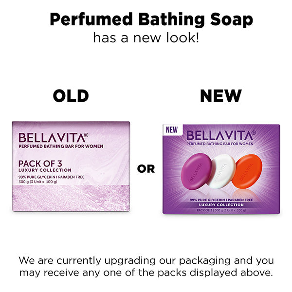 Perfumed Bathing Bar (Soaps) For Women - 3 x 100g