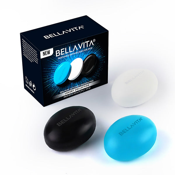 Perfumed Bathing Bar (Soaps) For Men - 3 x 100g