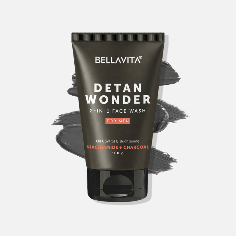 Detan Wonder 2-in-1 Face Wash For Men