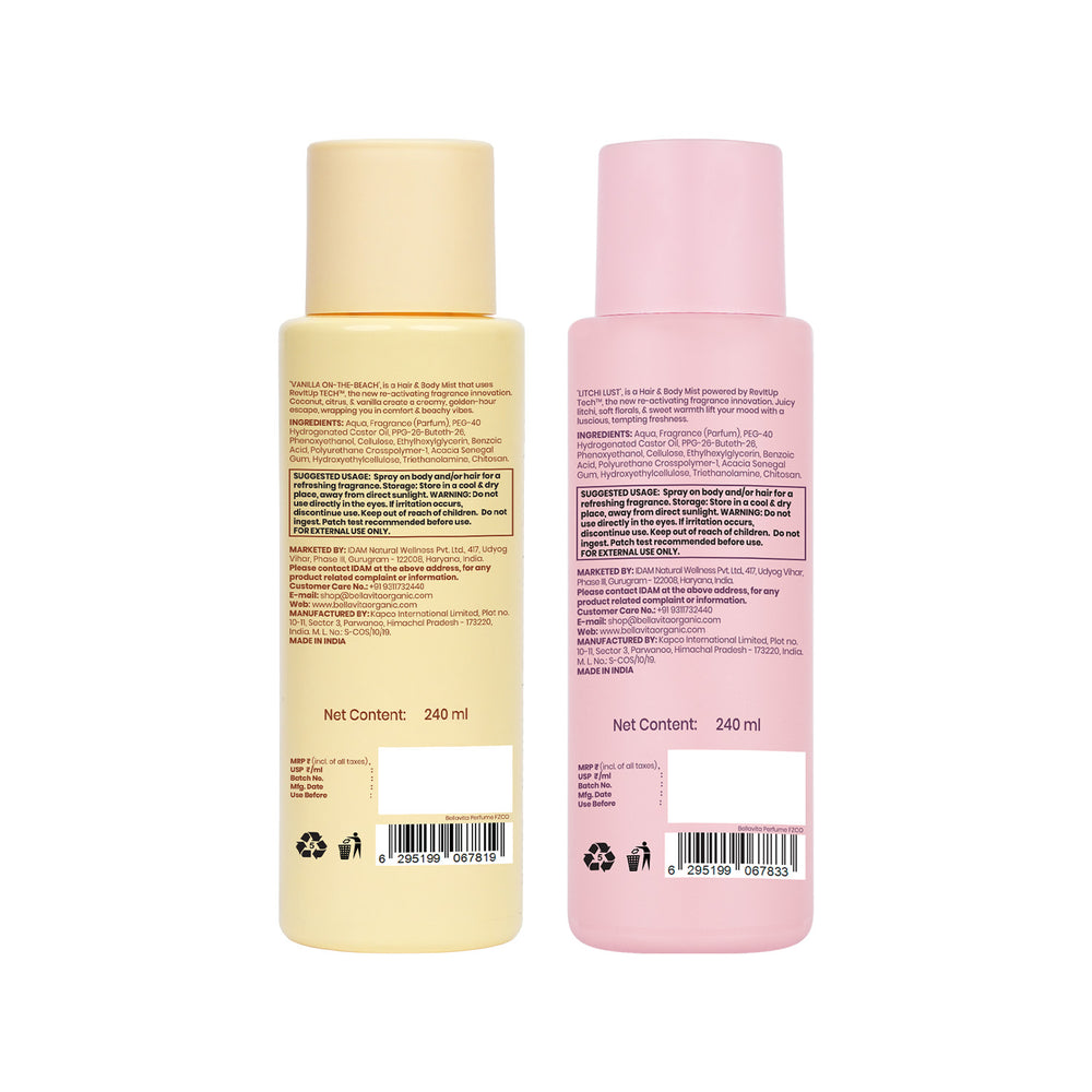 VANILLA On-The-Beach + Litchi Lust