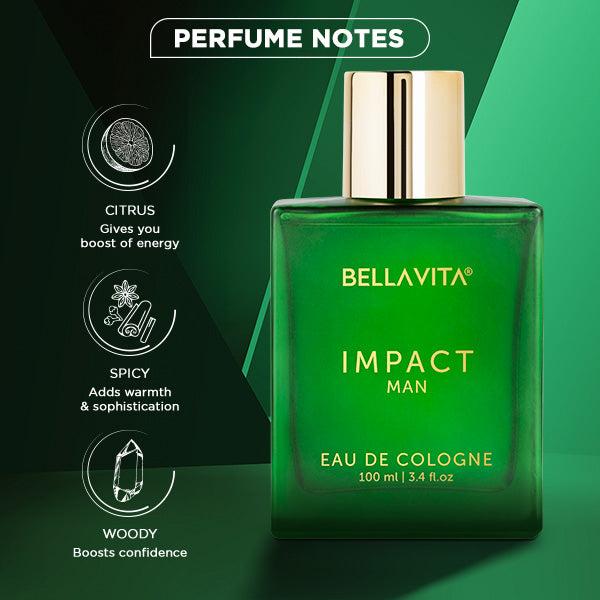BELLAVITA IMPACT MAN PERFUME 100 ML-RETAIL