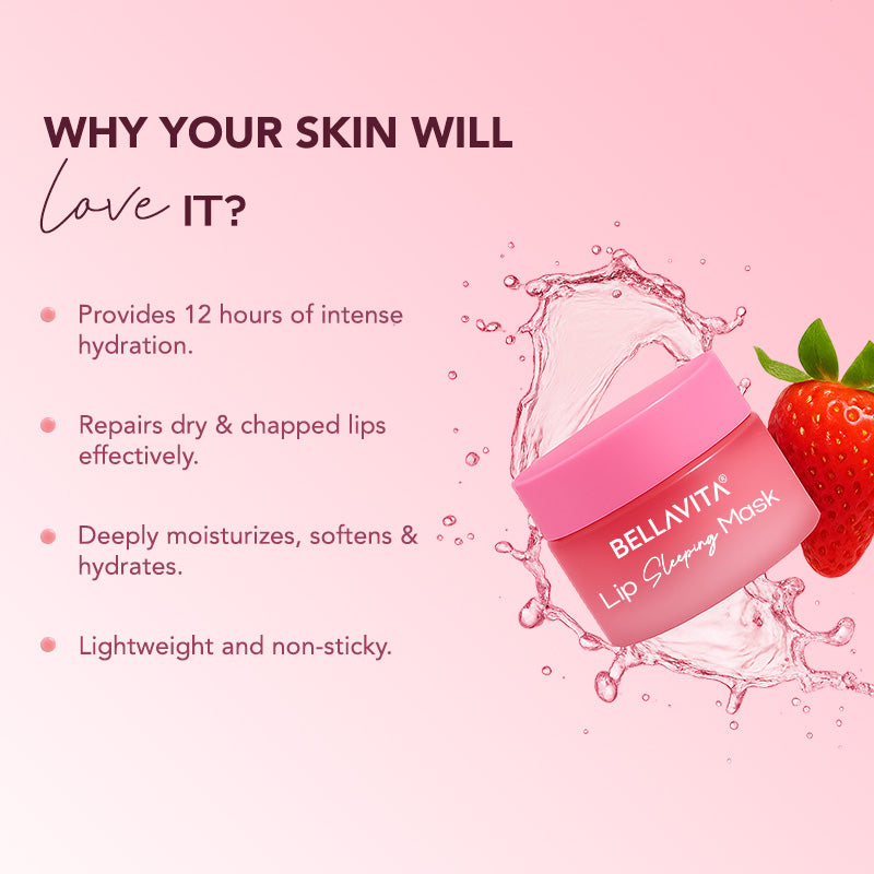 2 in 1 Lip Sleeping Mask | Strawberry - 9.8g