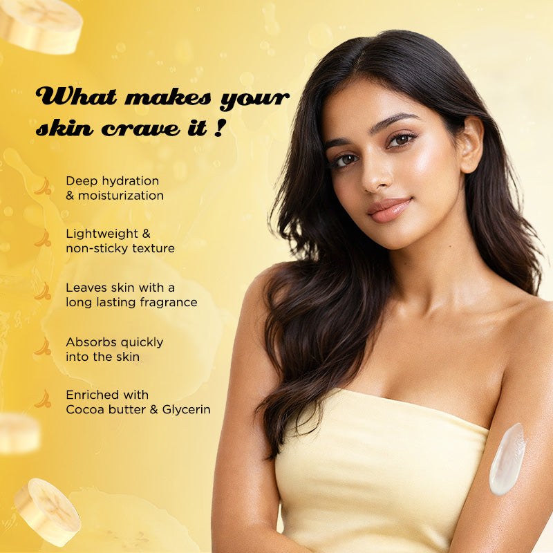 Bare Banana Gourmand Range Perfume Body Lotion