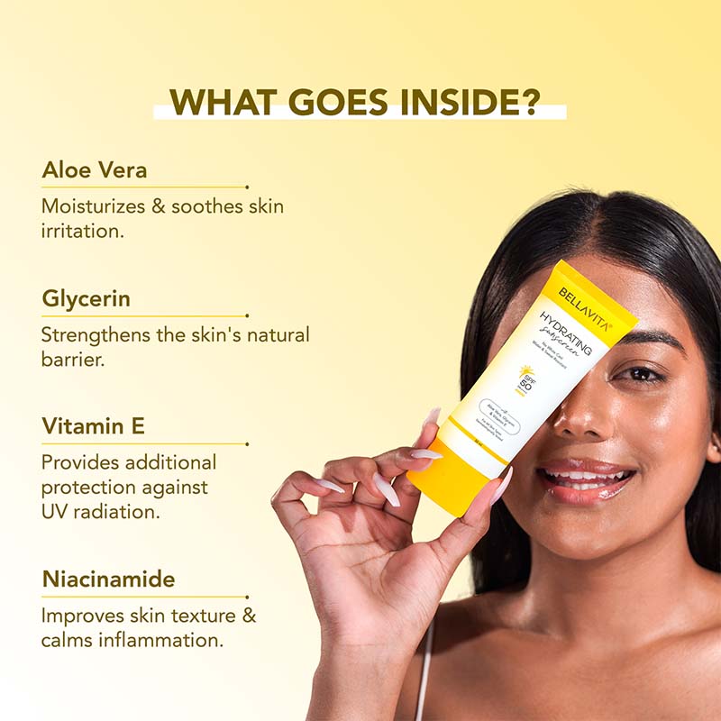 Hydrating Sunscreen SPF 50 PA+++ (Pack of 3)