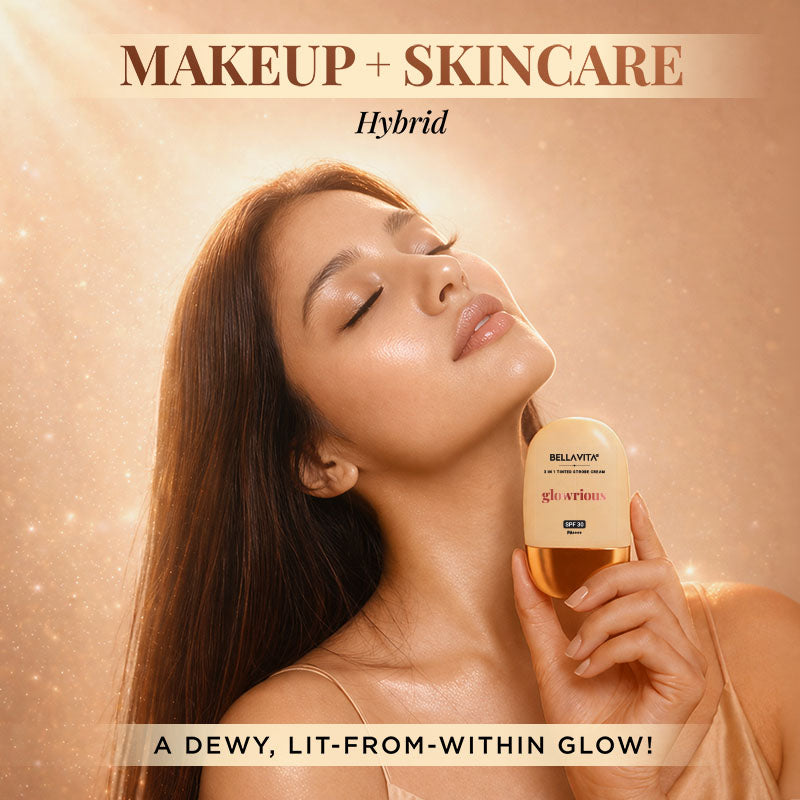 Bellavita Glowrious 3-in-1 Tinted Strobe Cream with SPF 30 PA++++ | 30 ml