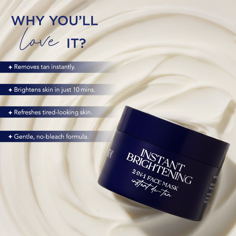 (De-tan Duo) De-tan Soap Pack of 3 + Instant Brightening Mask