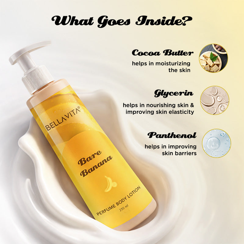 Bare Banana Gourmand Range Perfume Body Lotion
