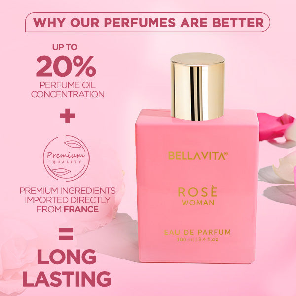 BELLAVITA ROSE WOMAN PERFUME 100 ML-RETAIL