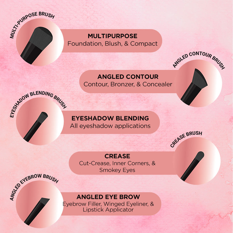 Skinn FX Vegan Brushes - 5 units
