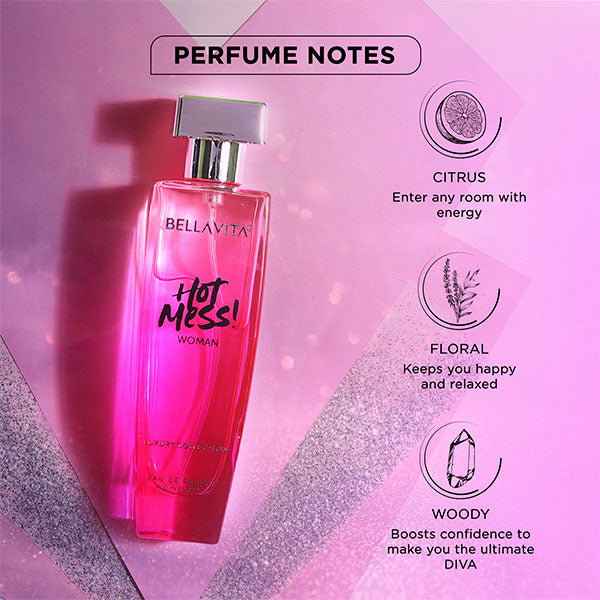 BELLAVITA HOT MESS WOMAN PERFUME 100 ML - RETAIL