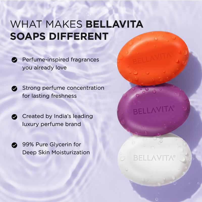 Perfumed Bathing Bar (Soaps) For Women - 3 x 100g