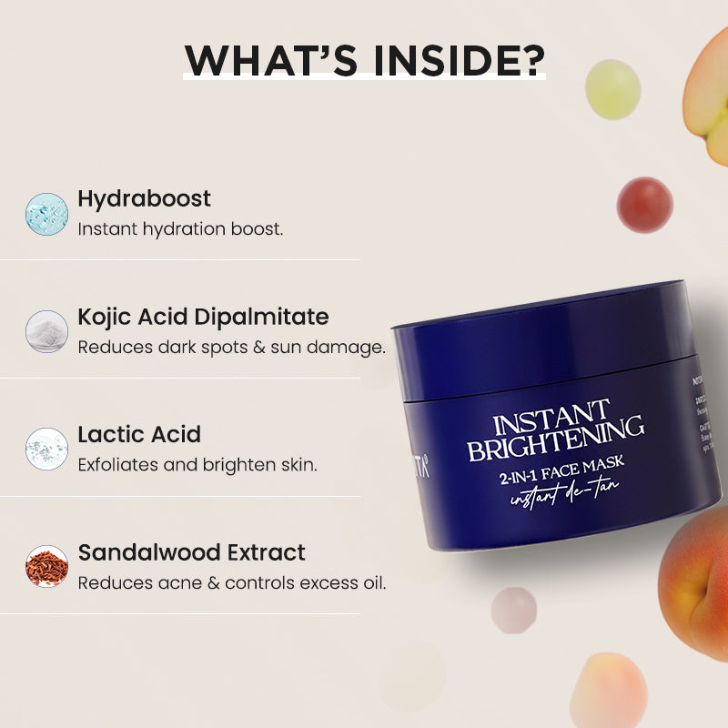 (De-tan Duo) De-tan Soap Pack of 3 + Instant Brightening Mask