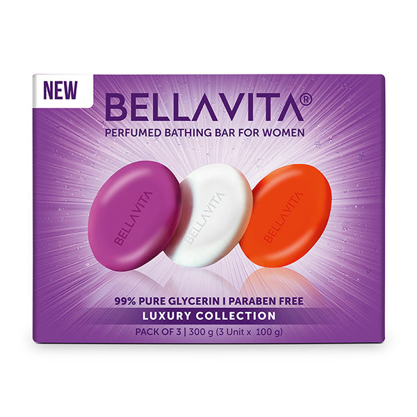 Perfumed Bathing Bar (Soaps) For Women - 3 x 100g