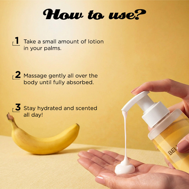 Bare Banana Gourmand Range Perfume Body Lotion