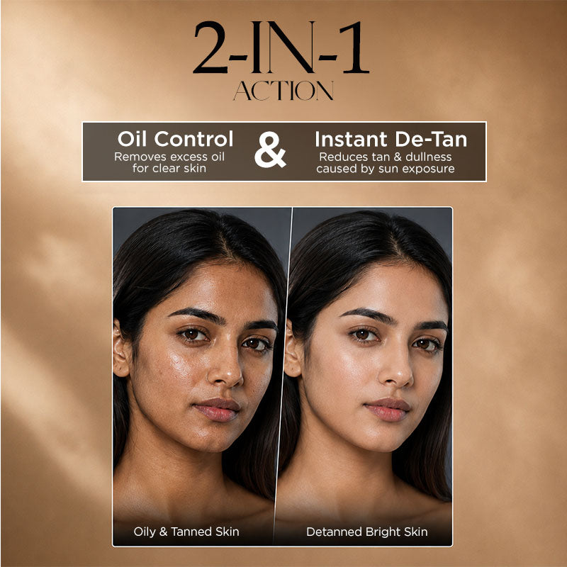 Detan Wonder Facewash (Pack Of 1) + Detan Wonder Exfoliating Detan Body Wash
