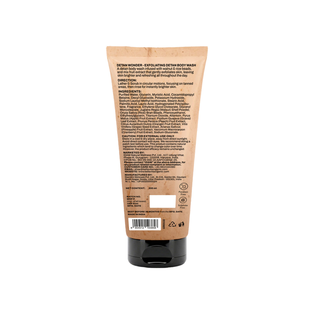 Detan Wonder Exfoliating Detan Body Wash