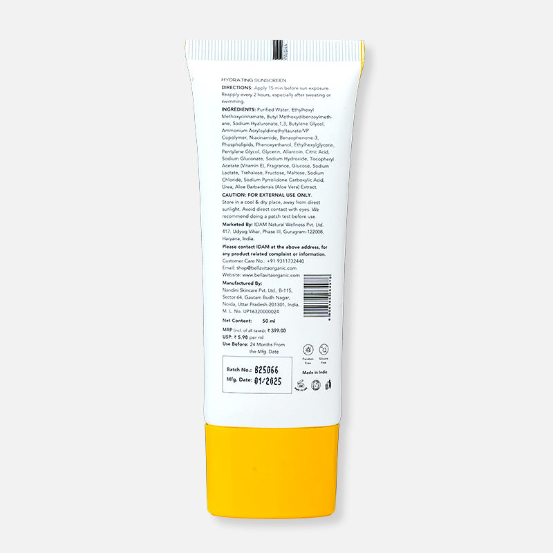 Hydrating Sunscreen SPF 50 PA++++ - 50ml