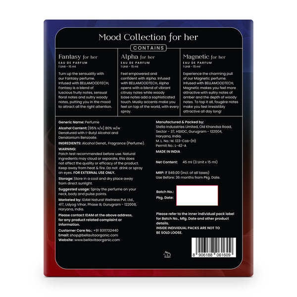 Mood Collection Gift Set For Her - 3 x 15ml (Gpay)