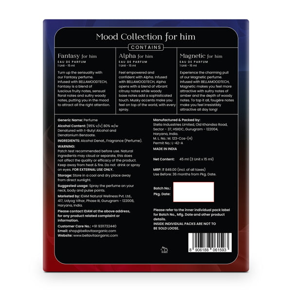 Mood Collection Gift Set For Him - 3 x 15ml (Gpay)