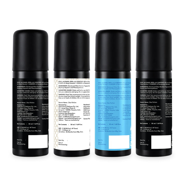 DEO Parfum Travel-Size Gift Set - 4 x 50ml