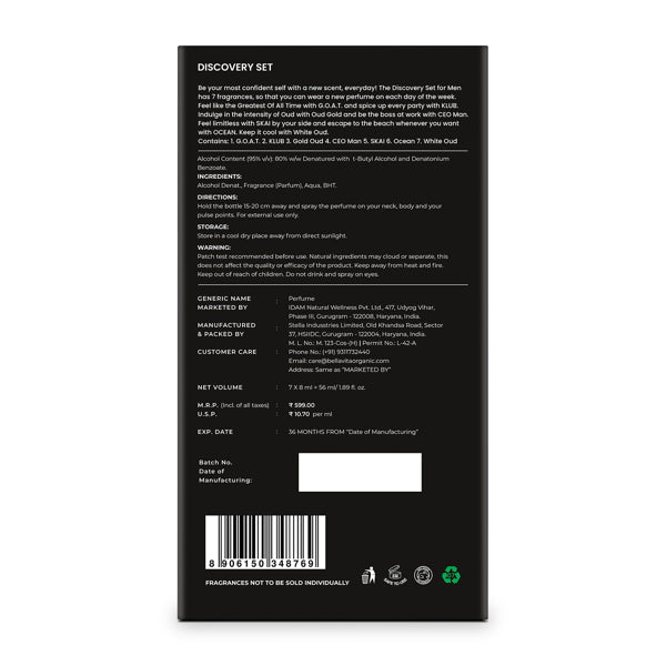 Discovery Gift Set for Men - 7 x 8ml