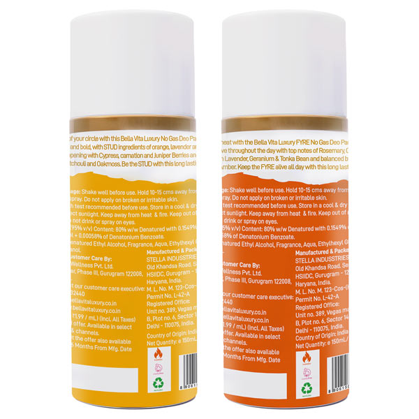 Fyre And Stud Deo Combo - 2 x 150ml