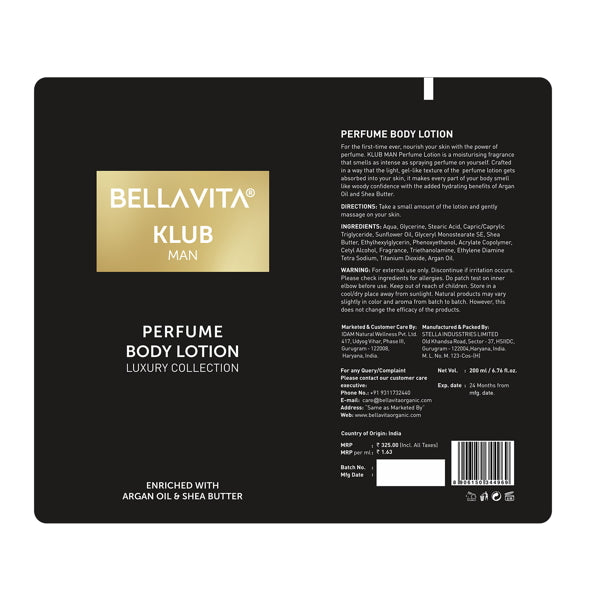 KLUB Man body lotion