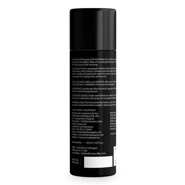 KLUB Man Deodorant - 150ml