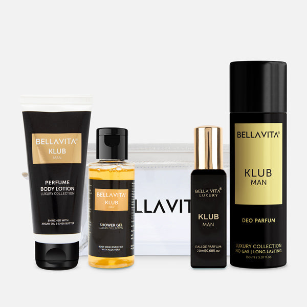 Bath and body travel kit for men