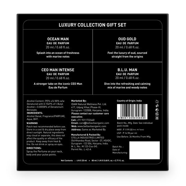 Luxury Collection Gift Set - 4 x 20ml