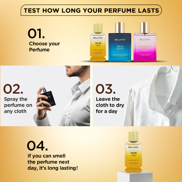 BELLAVITA GOLD OUD PERFUME 100ML-RETAIL