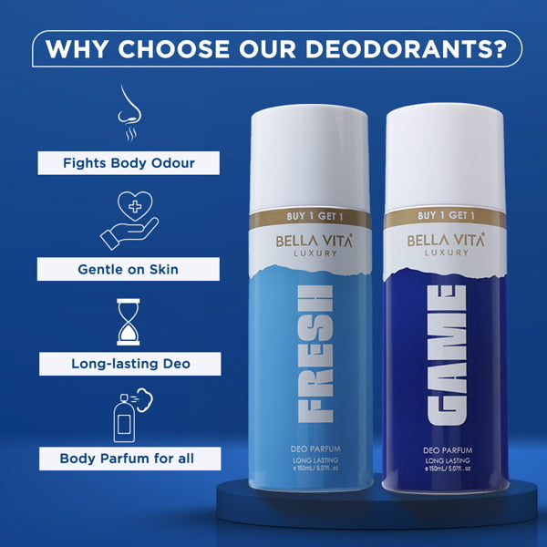Deo Gift Set - Stud, Fyre, Fresh And Game Pack Of 4 x 150ml