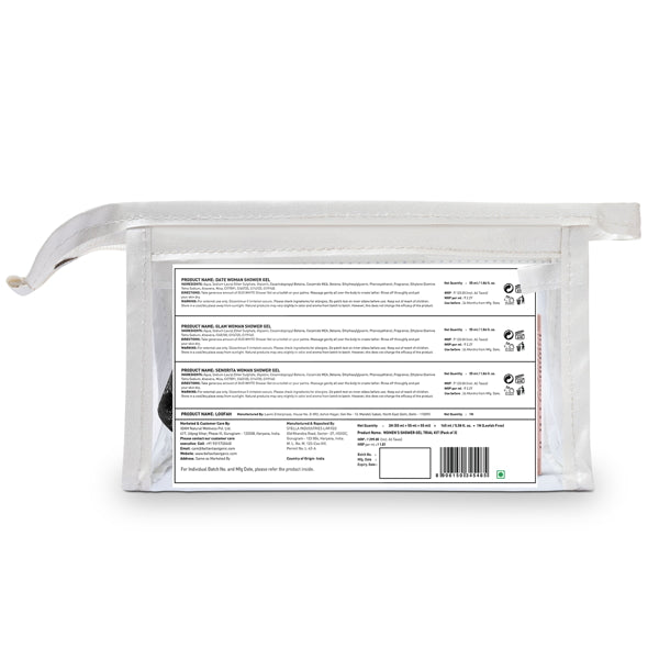 Shower Gel Trial Kit for Women - 3x55ml