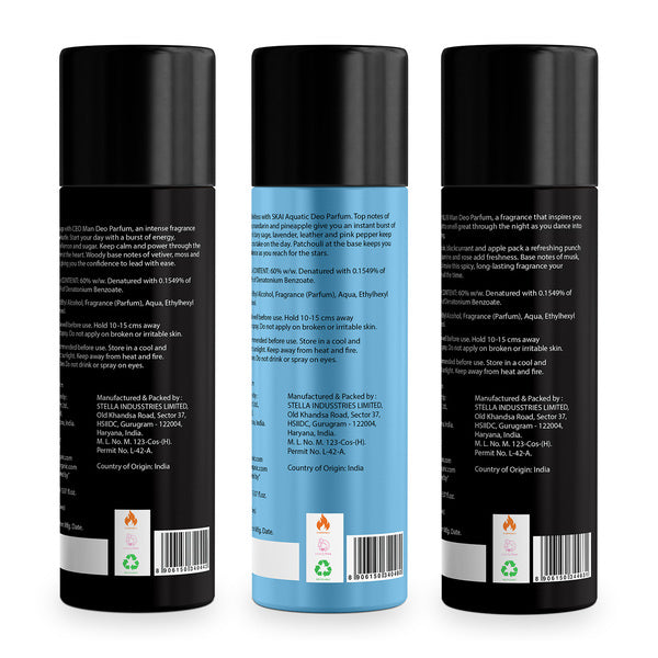 Deodorant Gift Set For Men (Pack Of 3) - 150ml Each