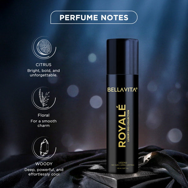 BELLAVITA ROYALE LEGEND LUXURY DEO COLLECTION - 150 ML