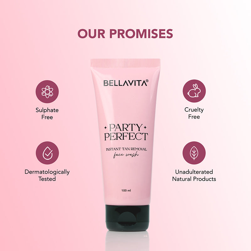 Party Perfect 2-in-1 Detan Face Wash - 100ml