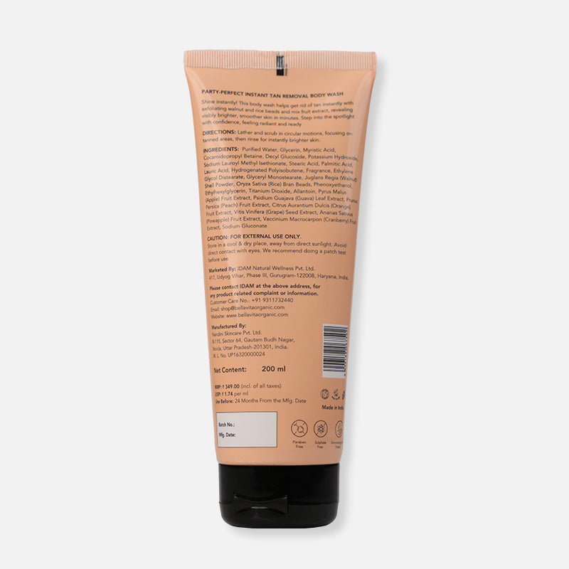 Party Perfect 2-in-1 Detan Body Wash - 200ml
