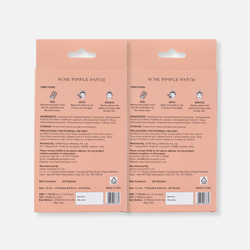Acne Pimple Patch - 36pcs (Pack of 2)