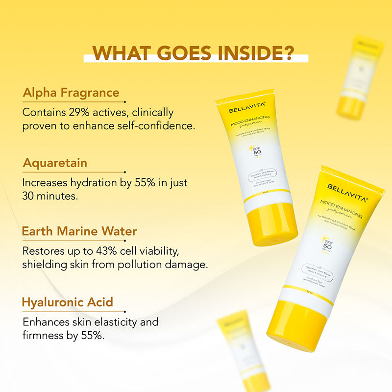 Mood Enhancing Sunscreen SPF 50 PA++++ - 2 x 50ml