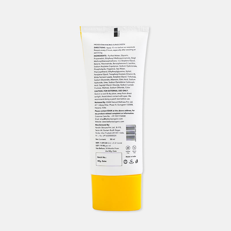 Mood Enhancing Sunscreen SPF 50 PA++++ - 50ml