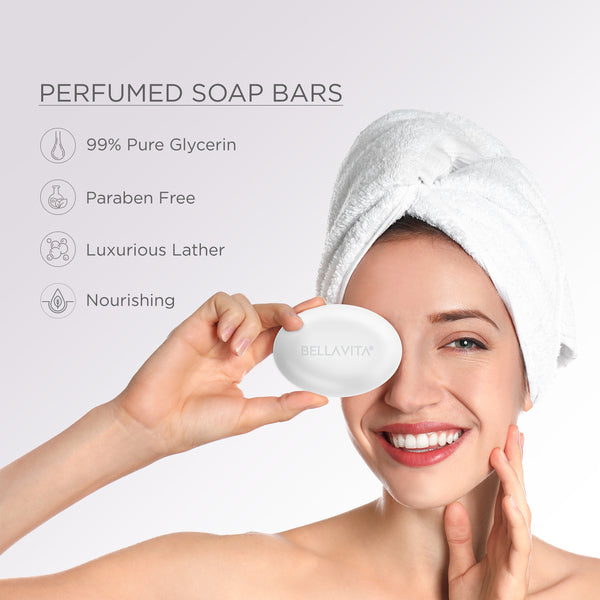 Perfumed Bathing Bar (Soaps) For Women - 3 x 100g