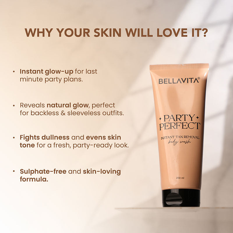 Party Perfect 2-in-1 Detan Body Wash - 200ml
