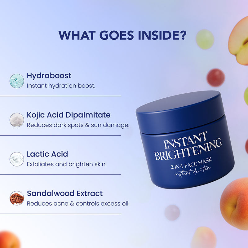 Instant Brightening 2-in-1 Face Mask - Men | 45g