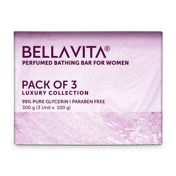 Perfumed Bathing Bar (Soaps) For Women - 3 x 100g