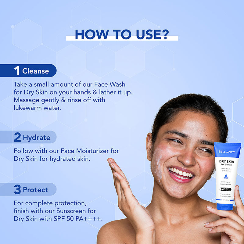 Dry Skin Face Wash - 100ml