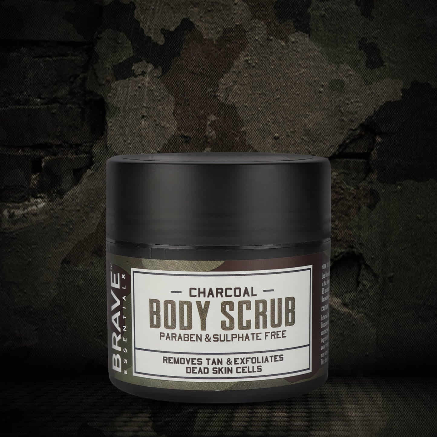 Brave Essentials - Charcoal Body Scrub - 100gm