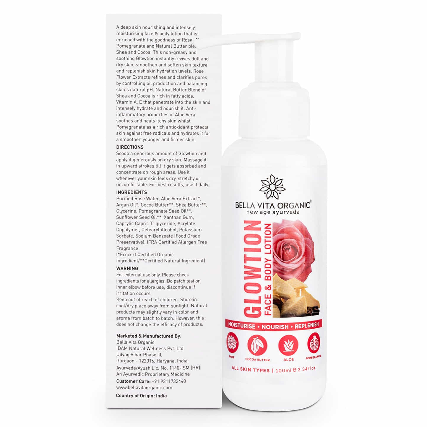 Glowtion - Face & Body Lotion - 100ml